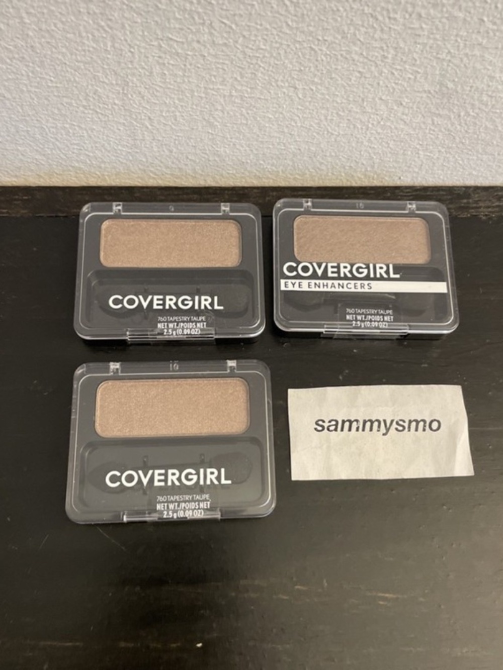 CoverGirl Eye Enhancers EyeShadow 760 Tapestry Taupe 0.09 oz., x3 Original